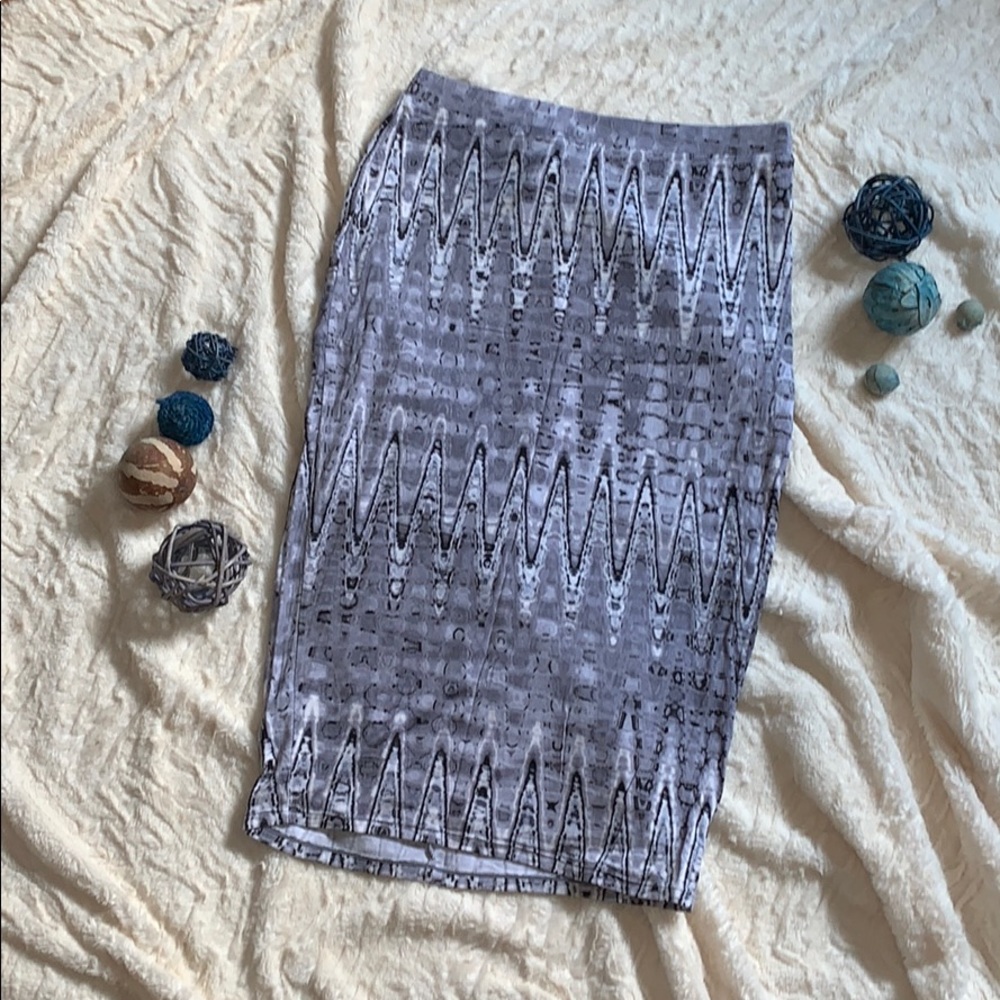 Midi Grey Skirt